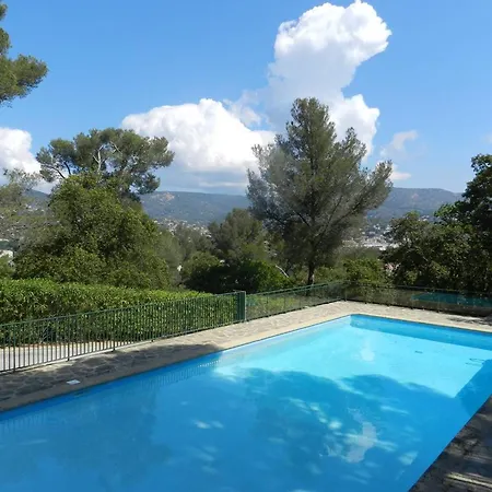 3 Pieces Avec Piscine, Parking Et Animaux Admis - Fr-1-251-757 * Le Lavandou